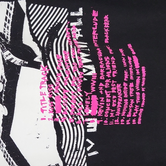 XX Machine Gun Kelly Tickets To My Downfall Concert T-Shirt Black Size Large - Picture 9 of 9